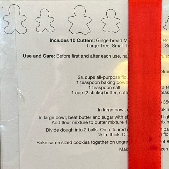 🎄🌟HP🌟NIB Wilton Set of 10 Plastic Christmas Cookie Cutters - Picture 5 of 6